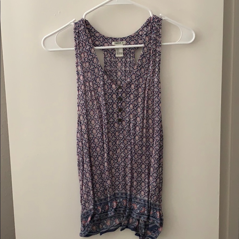 Forever 21 patterned paisley tank